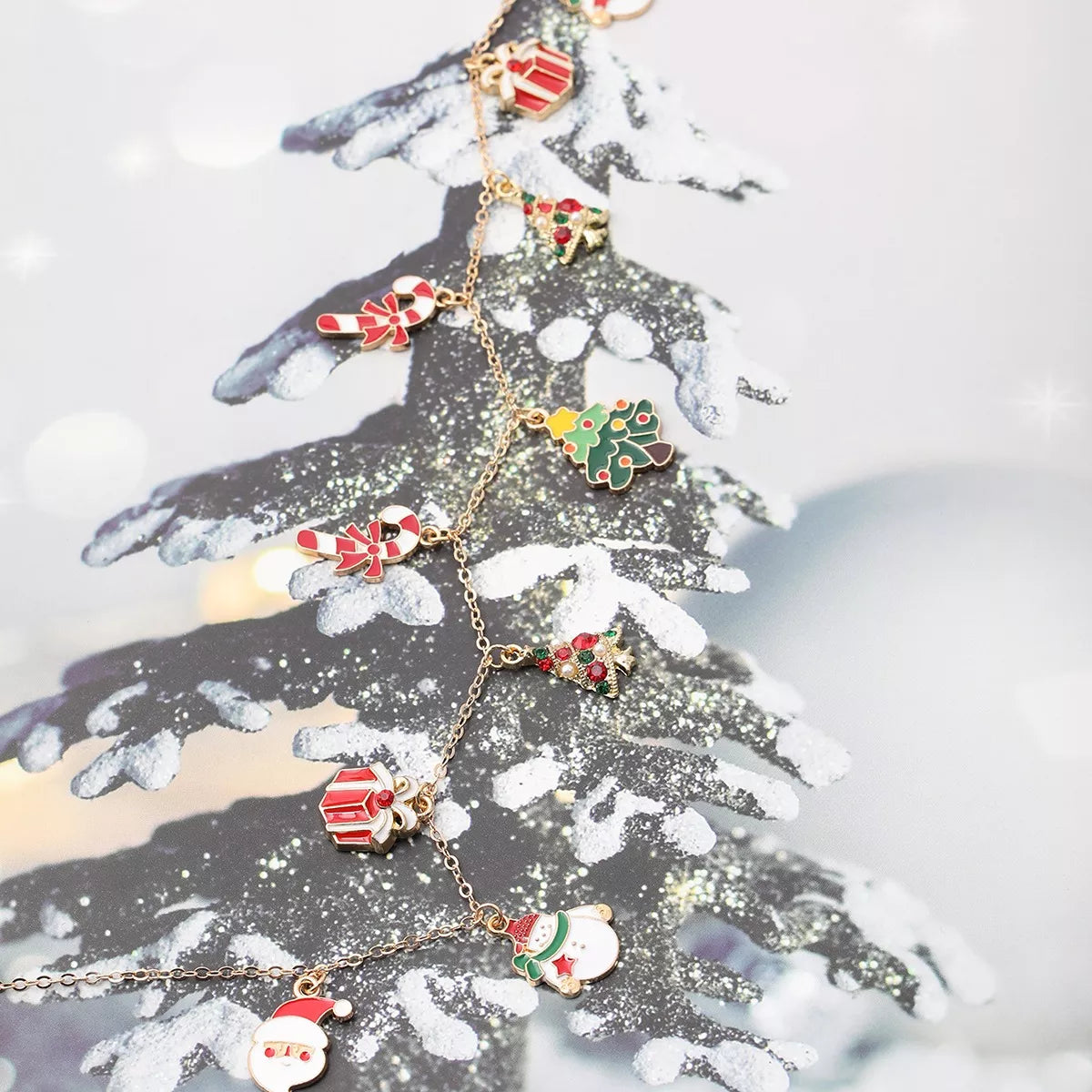 Christmas Charm Alloy Necklace