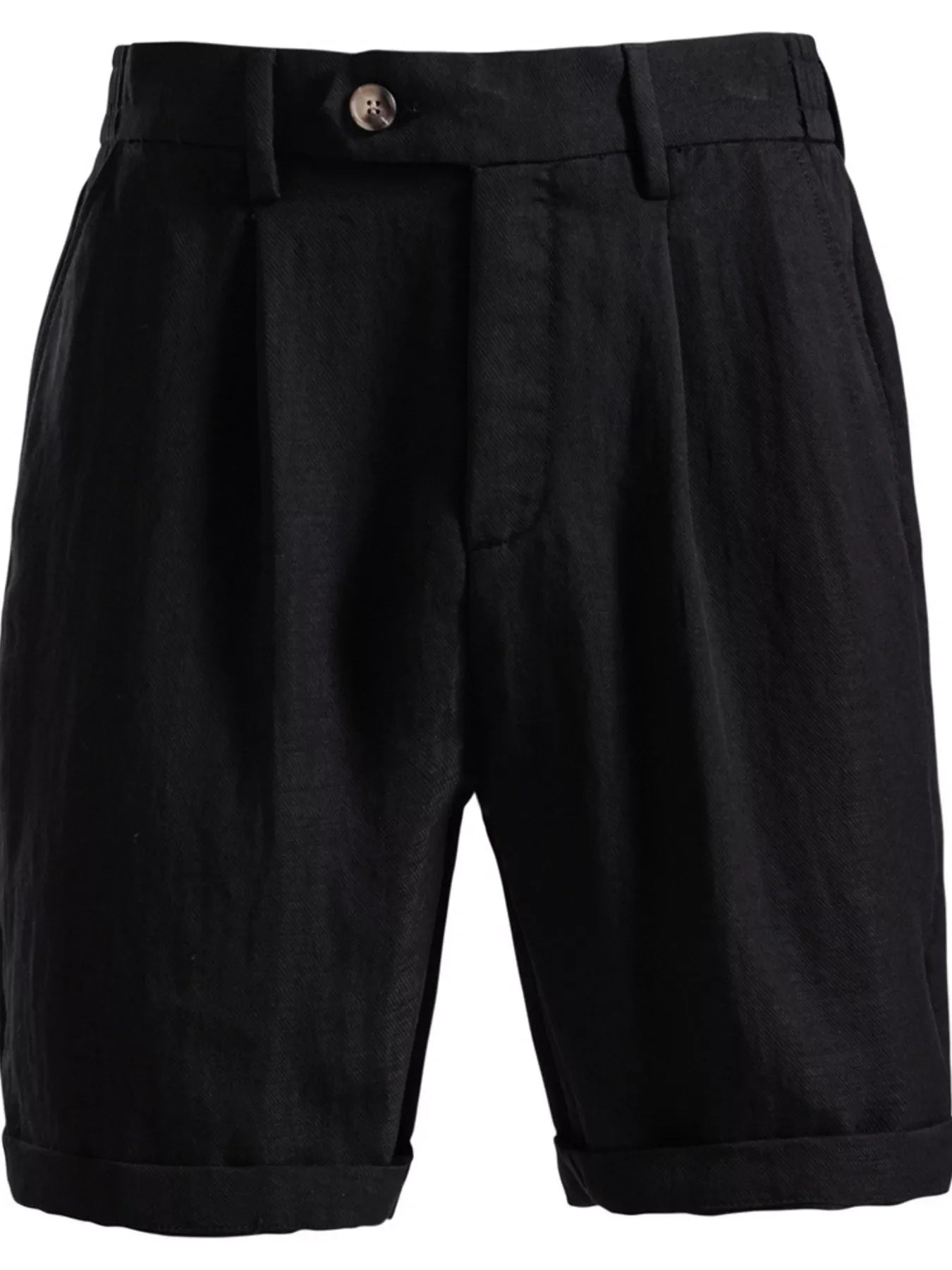 Men's Pleated Shorts with Pockets