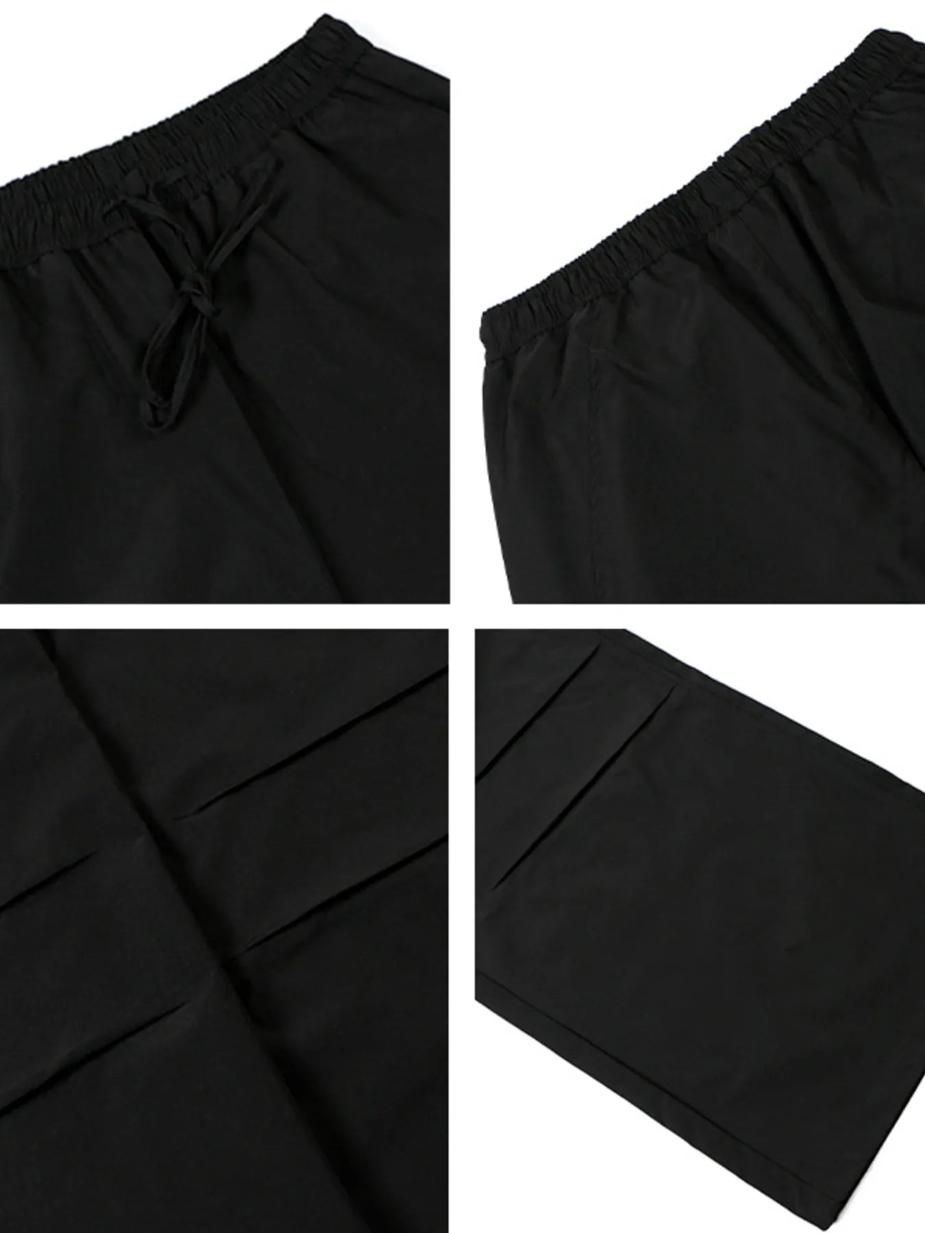Men's Drawstring Wide Leg Cargo Pants
