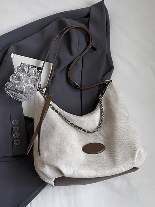 Chain Decor Casual Shoulder Bag