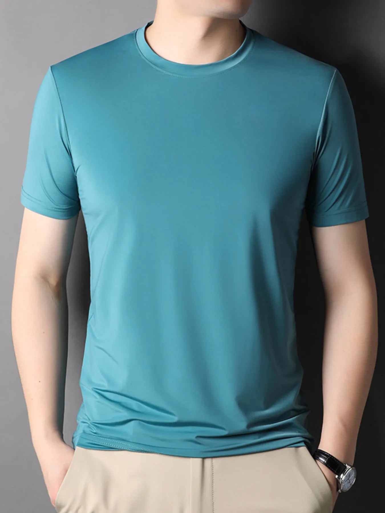 Men's Round Neck Short Sleeve T-Shirt