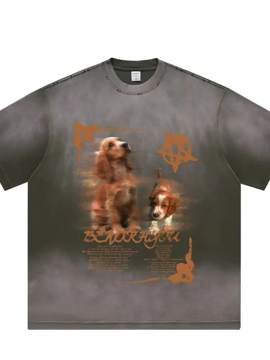 Men's Graphic Round Neck Short Sleeve T-Shirt