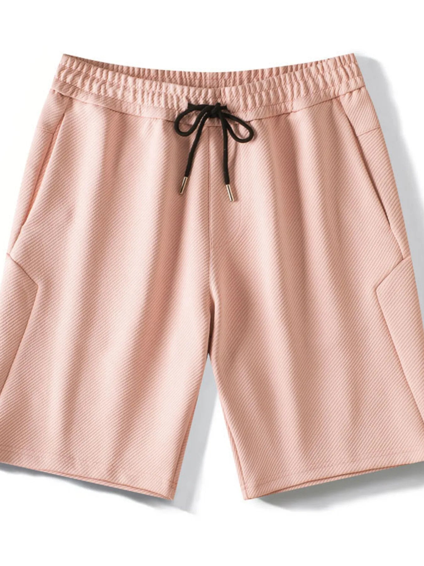 Men's Plus Size Drawstring Shorts with Pockets