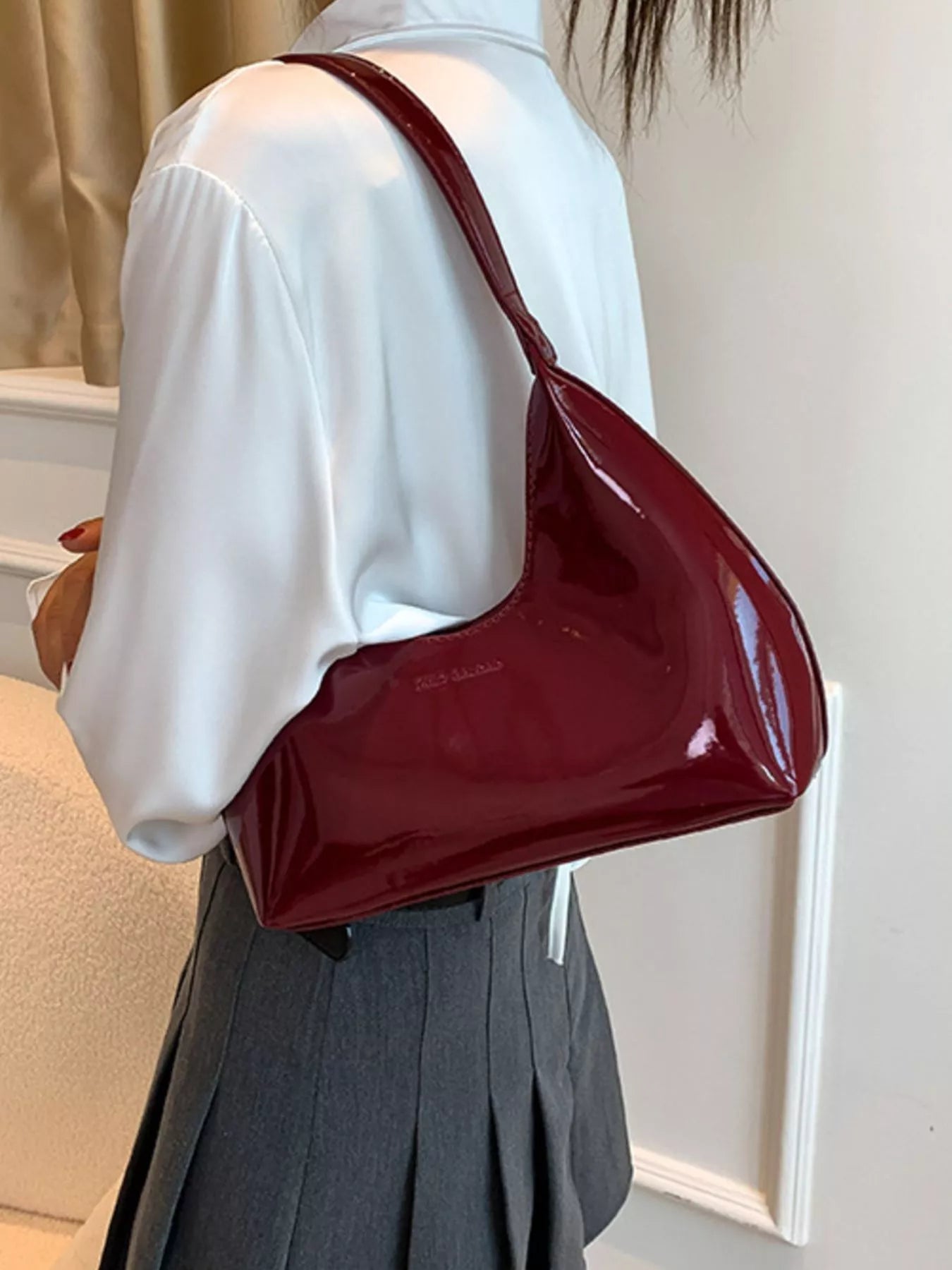 PU Leather Shoulder Bag