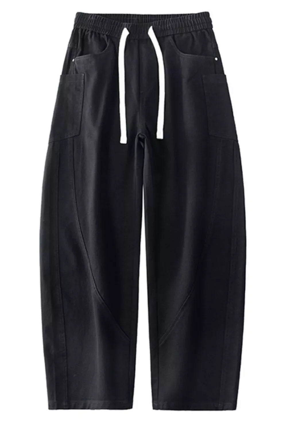 Men's Plus Size Loose Fit Drawstring Waist Jeans