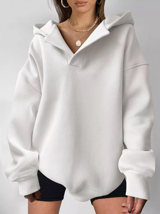 Dropped Shoulder Long Sleeve Sweatshirt