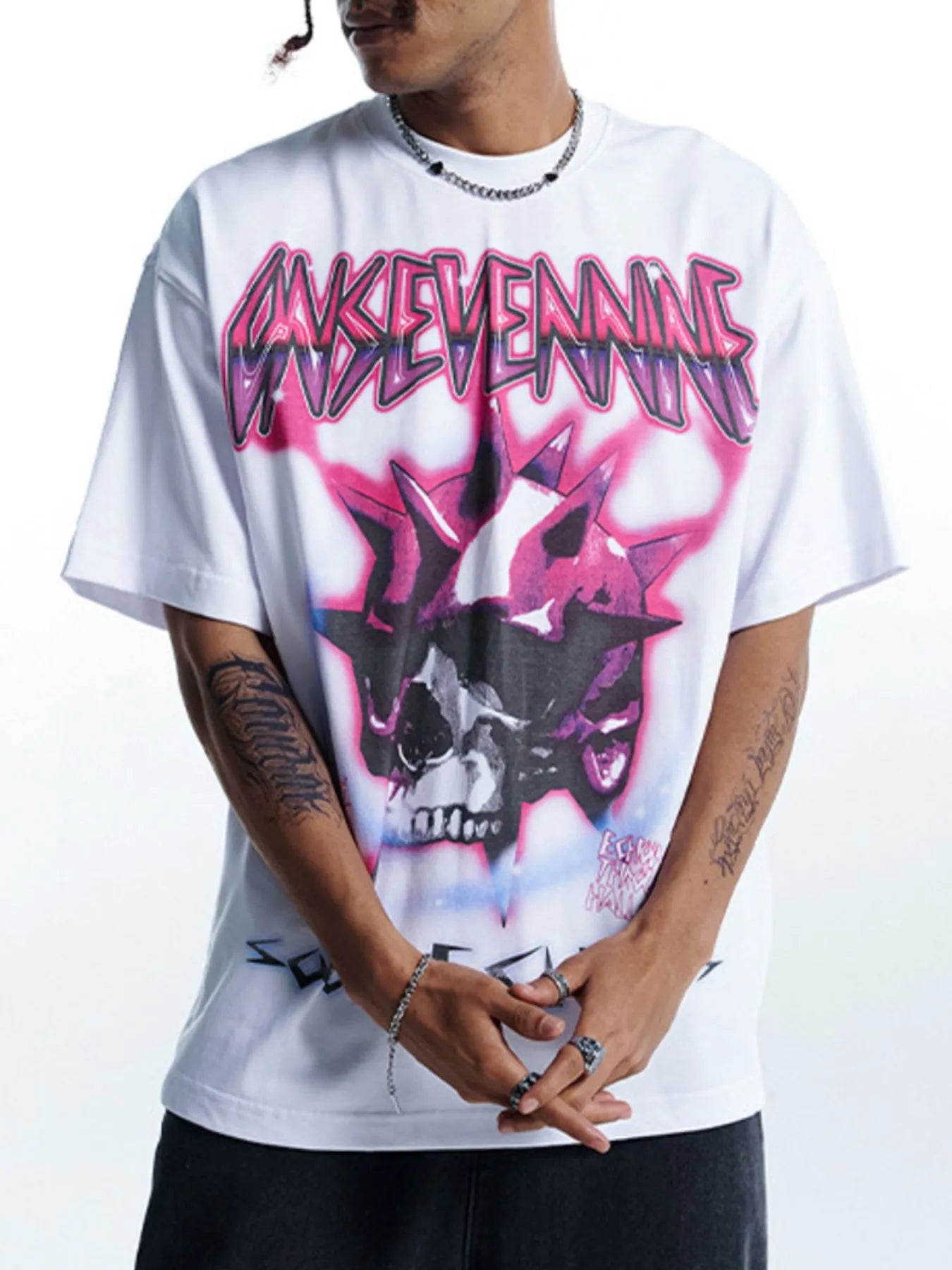 Men's Short Sleeve Graphic Oversized T-Shirt