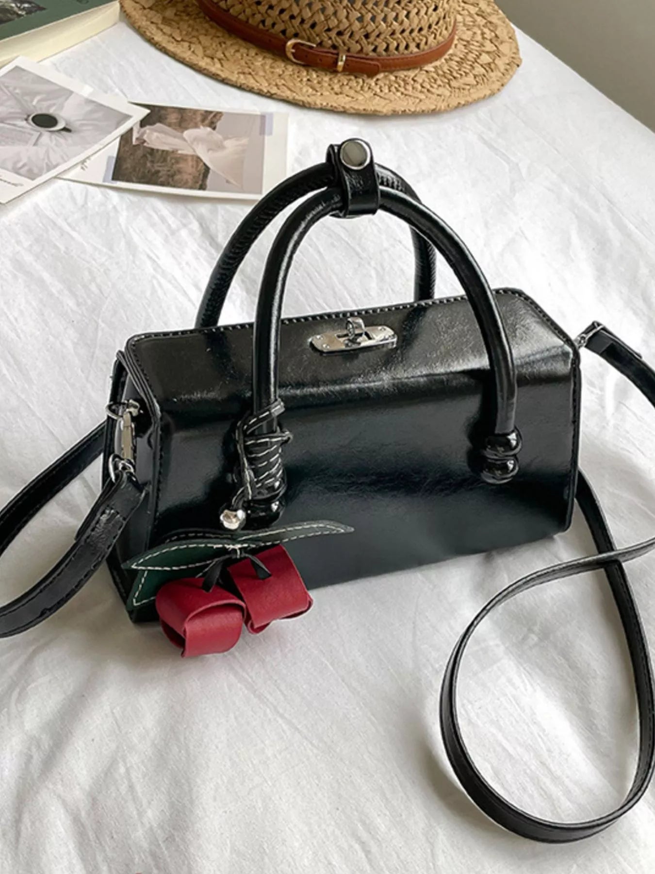 Top Handle Crossbody Bag
