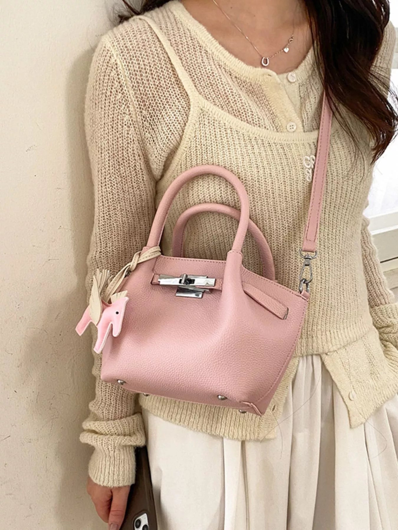 Top Handle Crossbody Bag