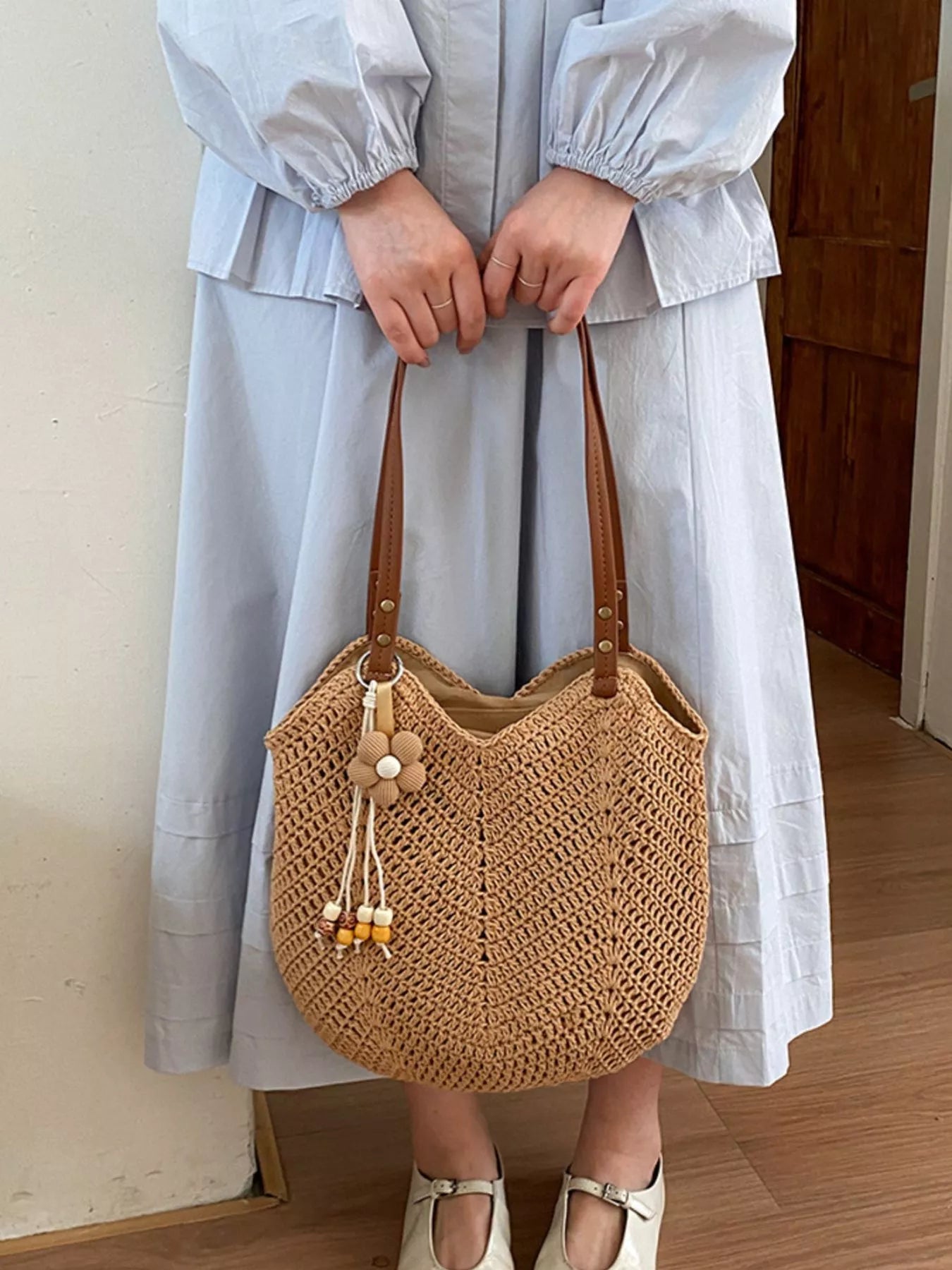 Crochet Knit Shoulder Bag