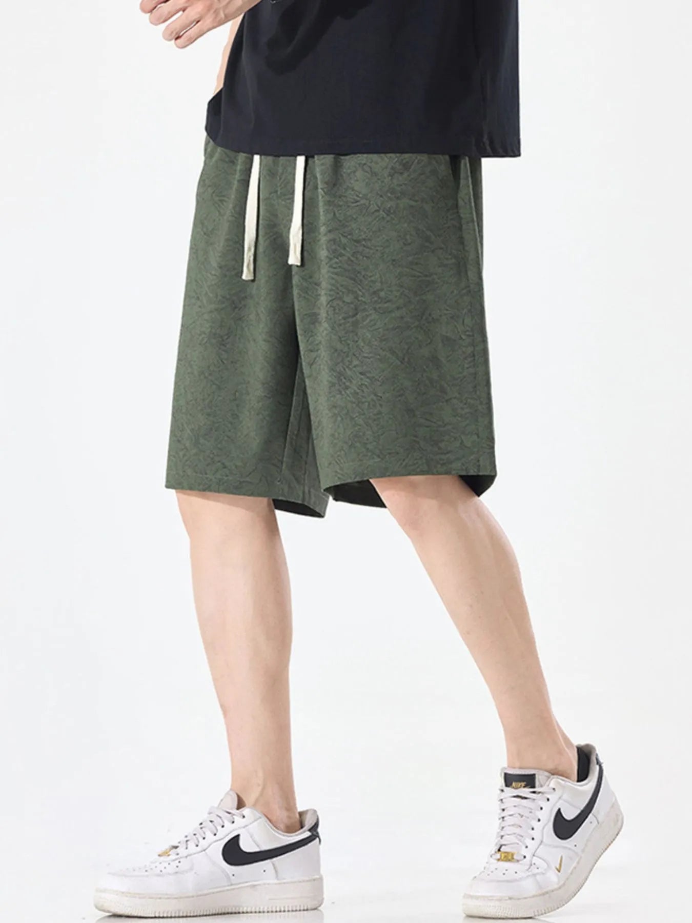 Men's Plus Size Drawstring Loose Fit Shorts