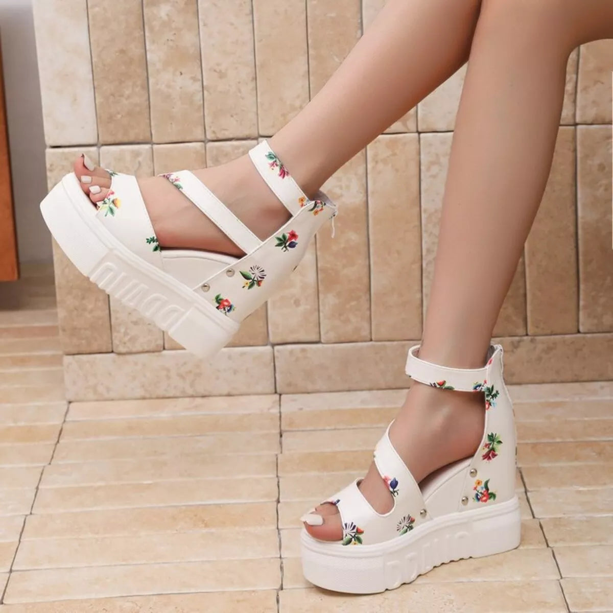 Open Toe Platform Sandals