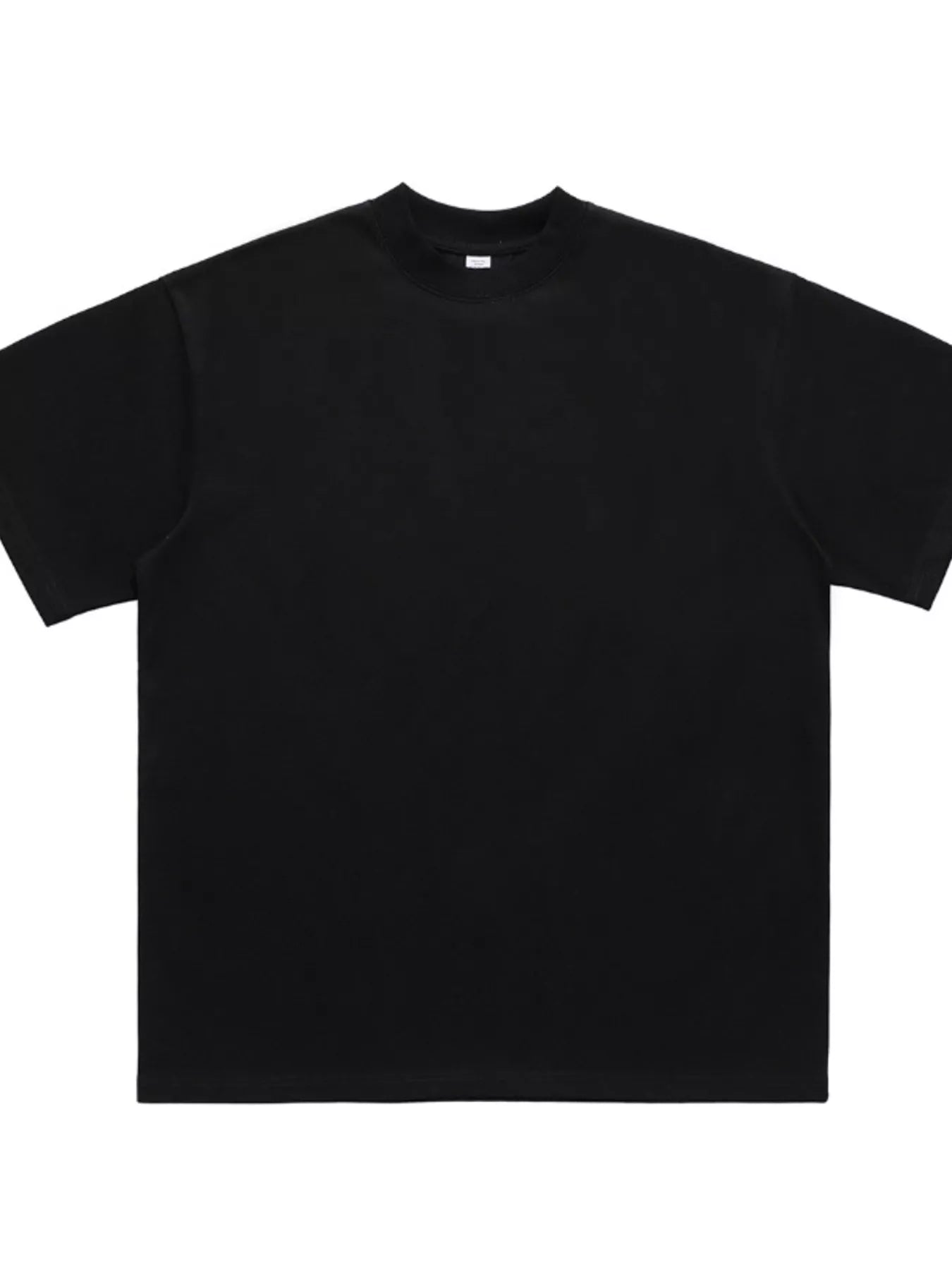 Men's Oversized Solid Color Crew Neck T-Shirt