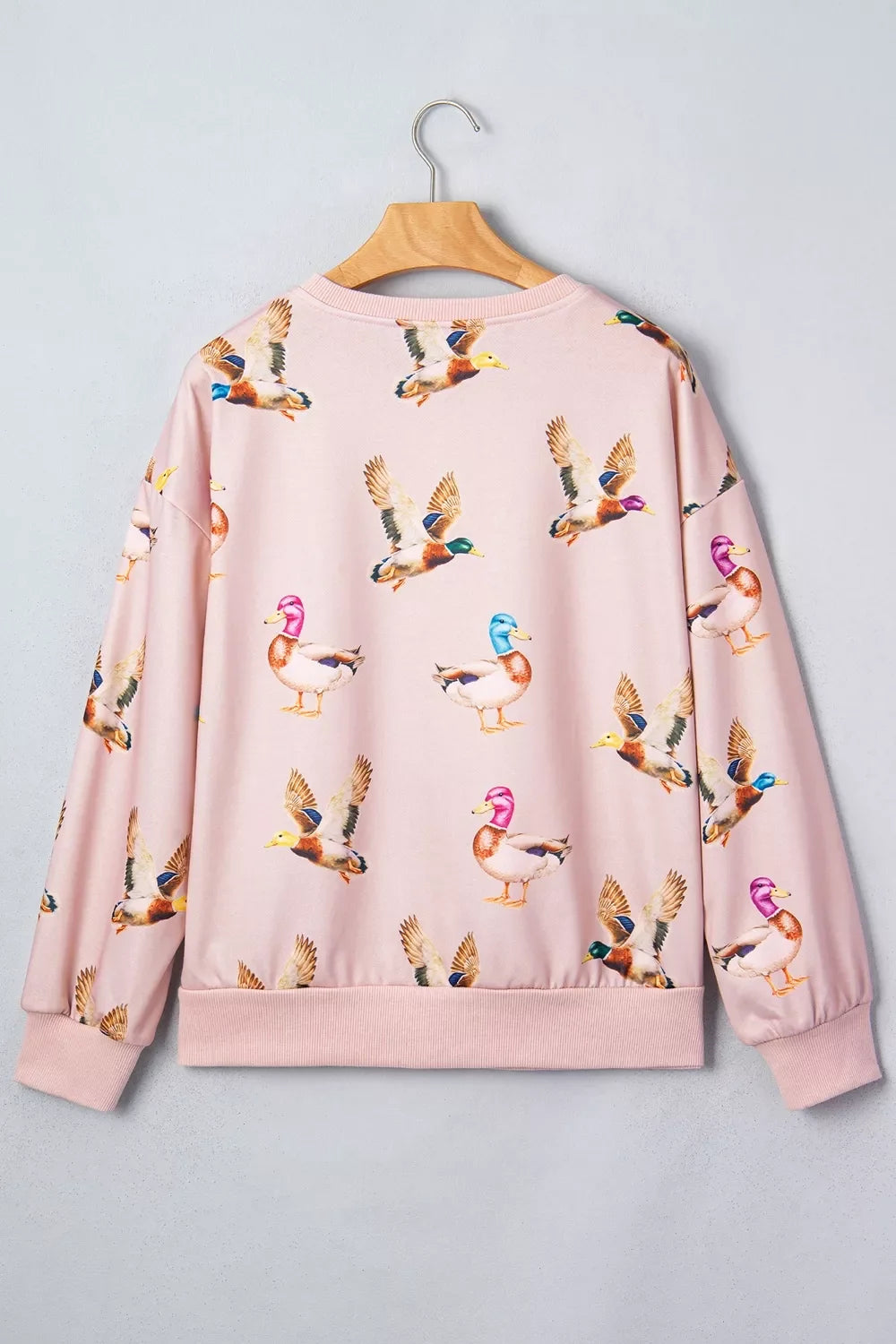 Multicolour Western Print Drop Shoulder Long Sleeve Sweatshirt