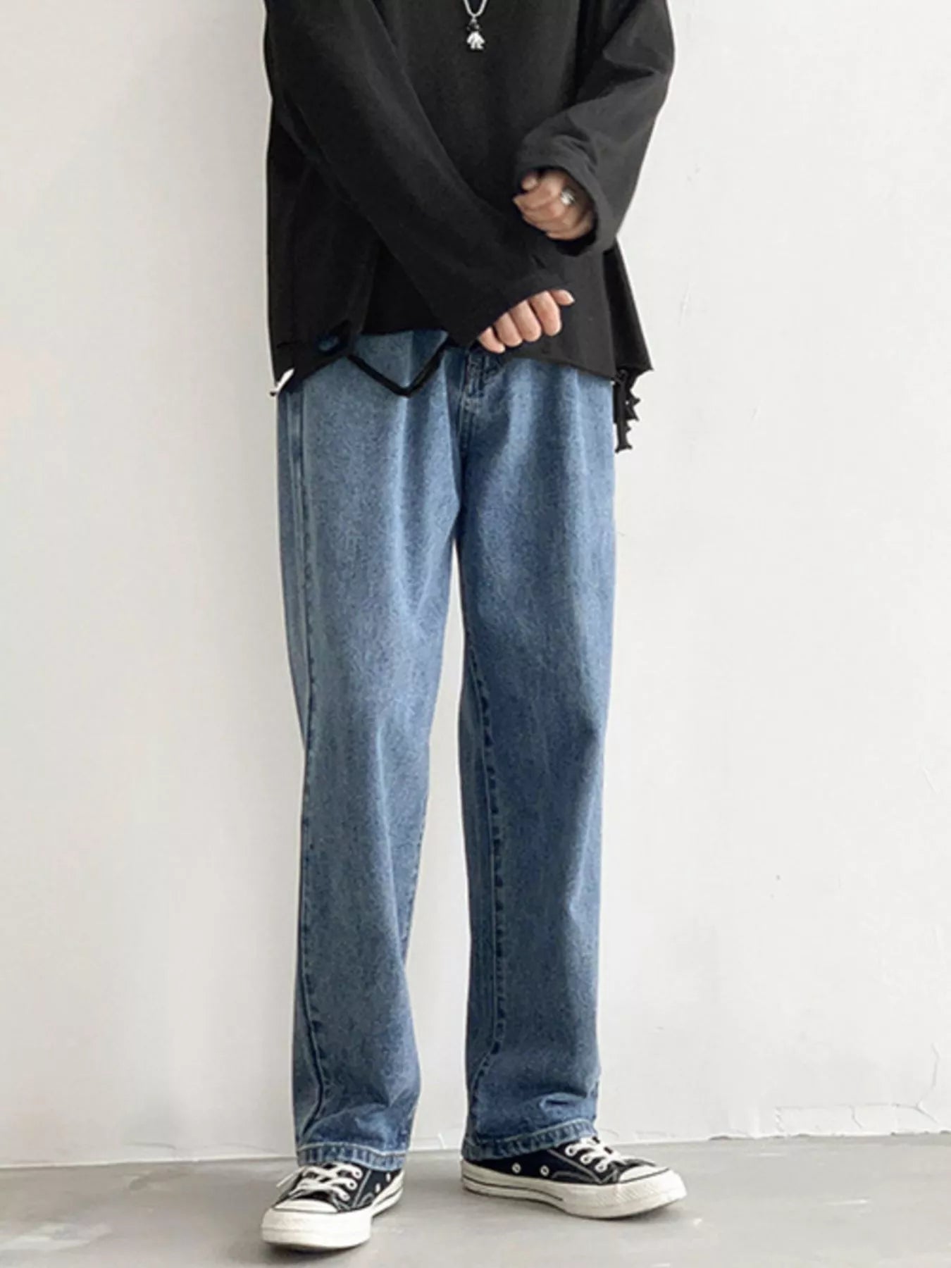 Men's Wash Loose Fit Jeans