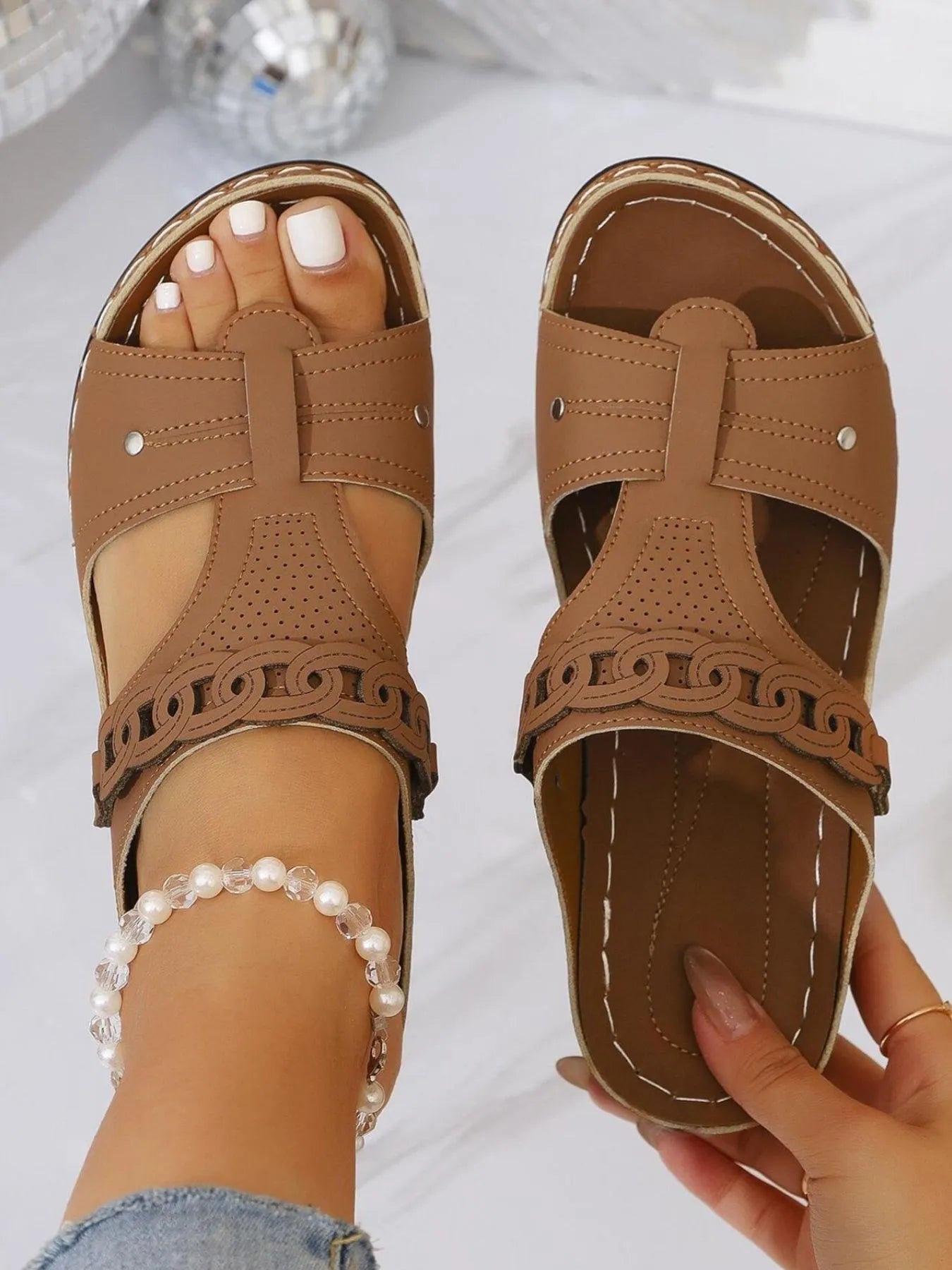 Casual Hollow Out Comfort Sandals