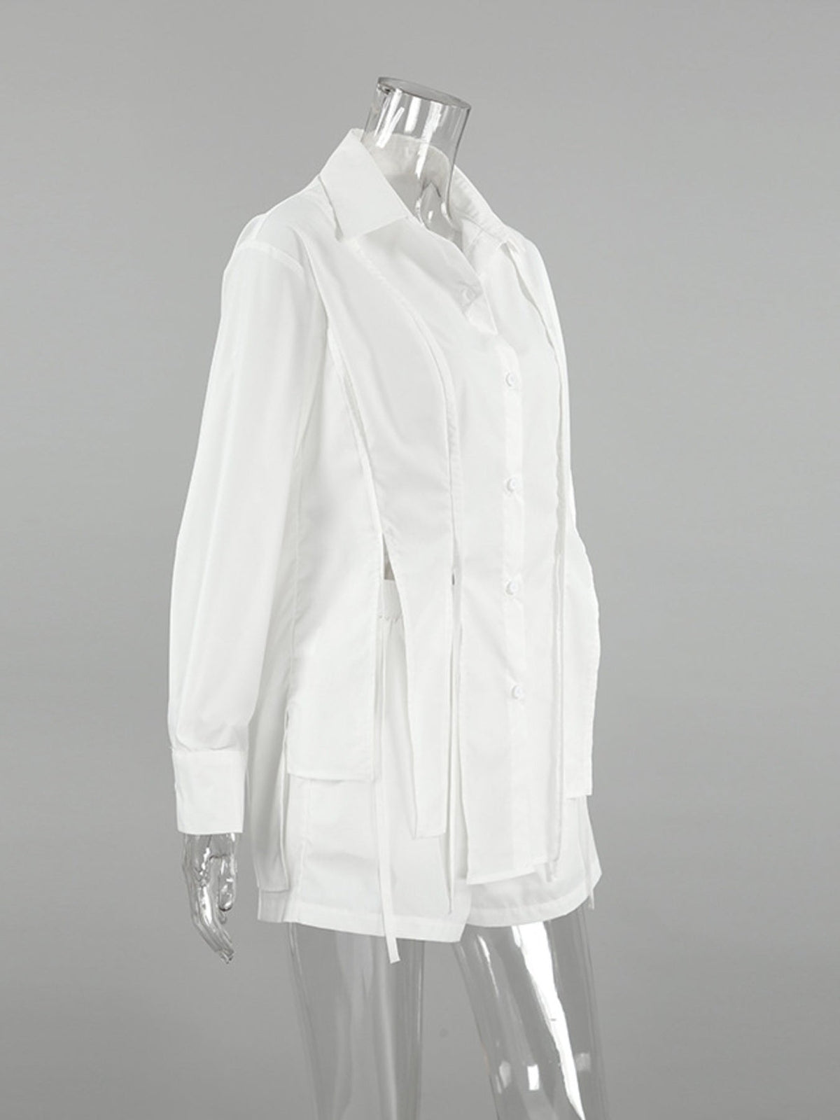 Button Up Shirt and Shorts Set