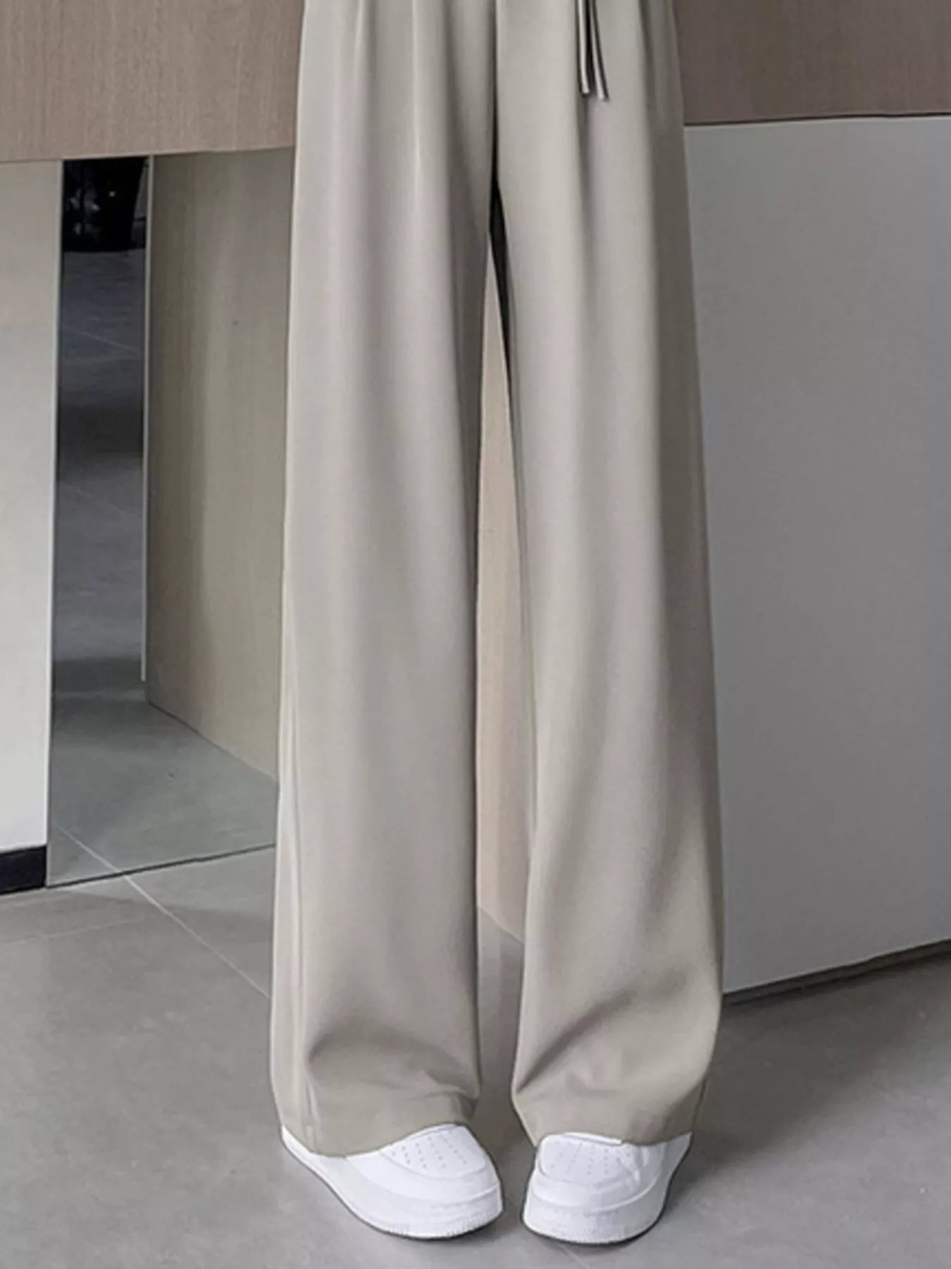 High-Waisted Wide-Leg Pants
