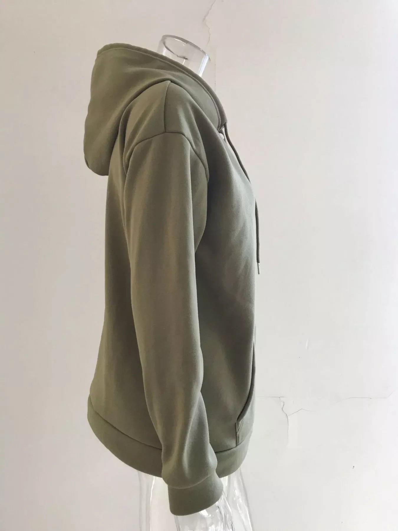 Full Size Kangaroo Pocket Drawstring Long Sleeve Hoodie Plus Size