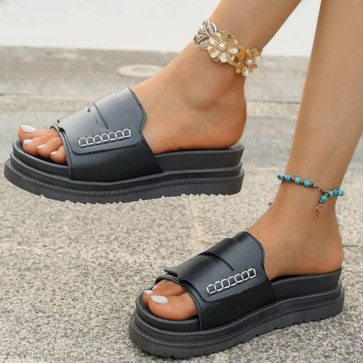 Open Toe Platform Sandals