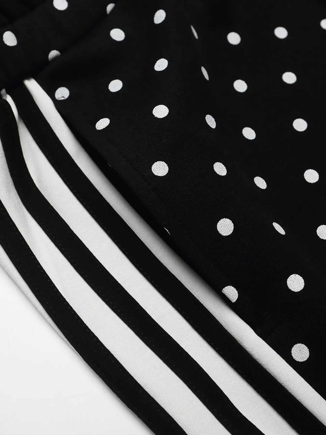Men's Polka Dot Boxing Shorts with Camouflage Waistband