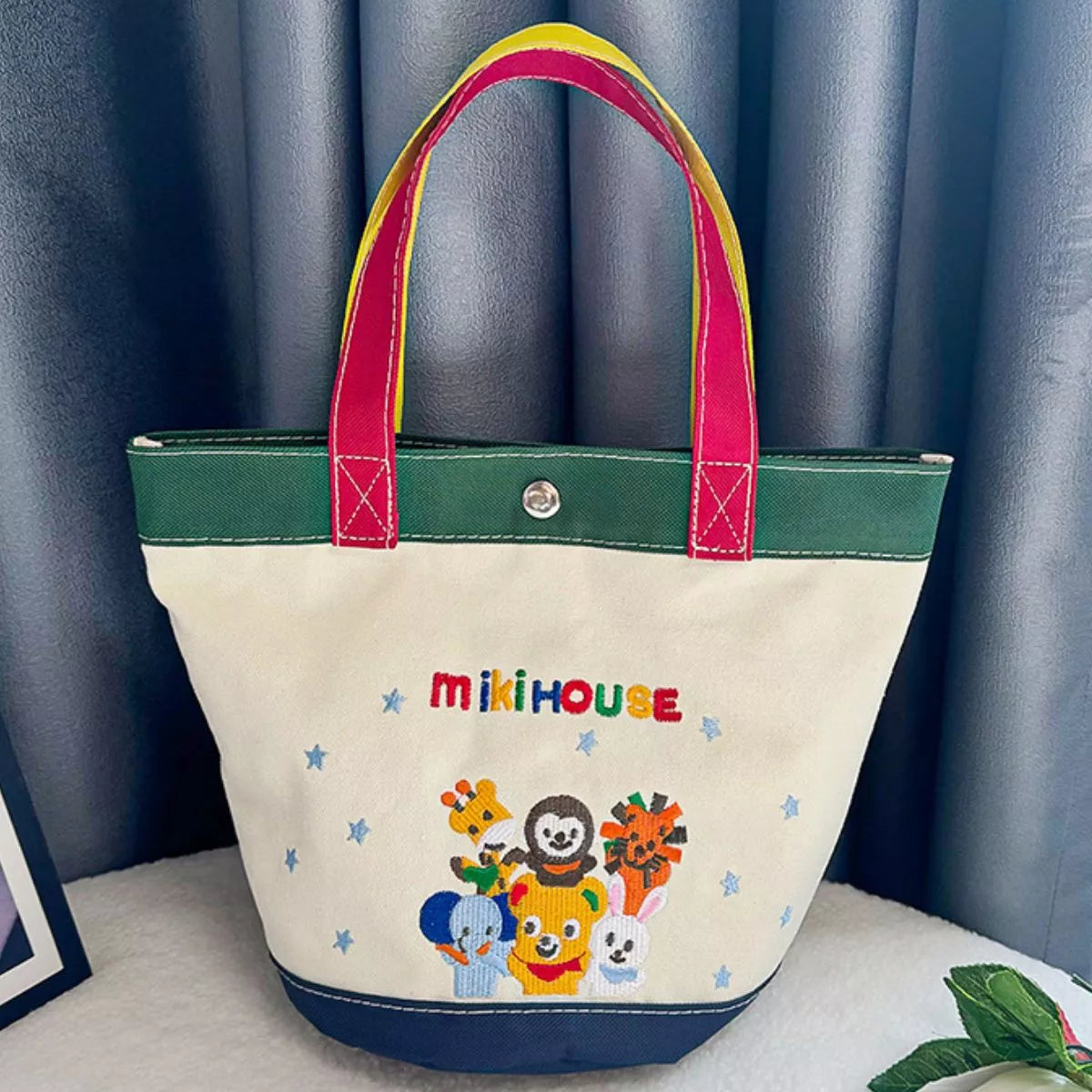 Embroidered Canvas Tote Bag