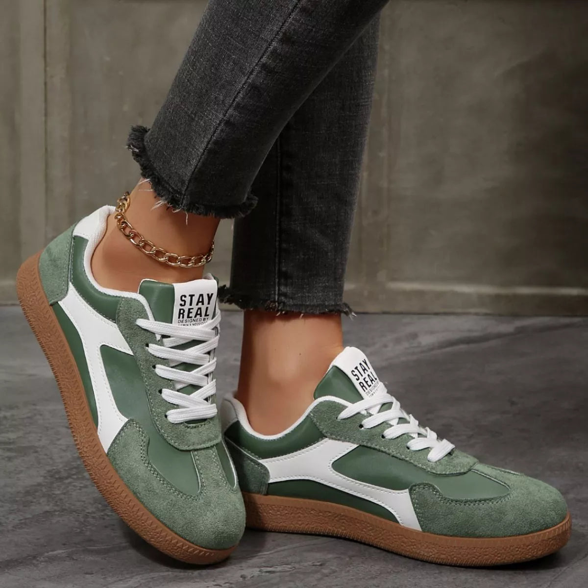 Round Toe Flats Sneakers