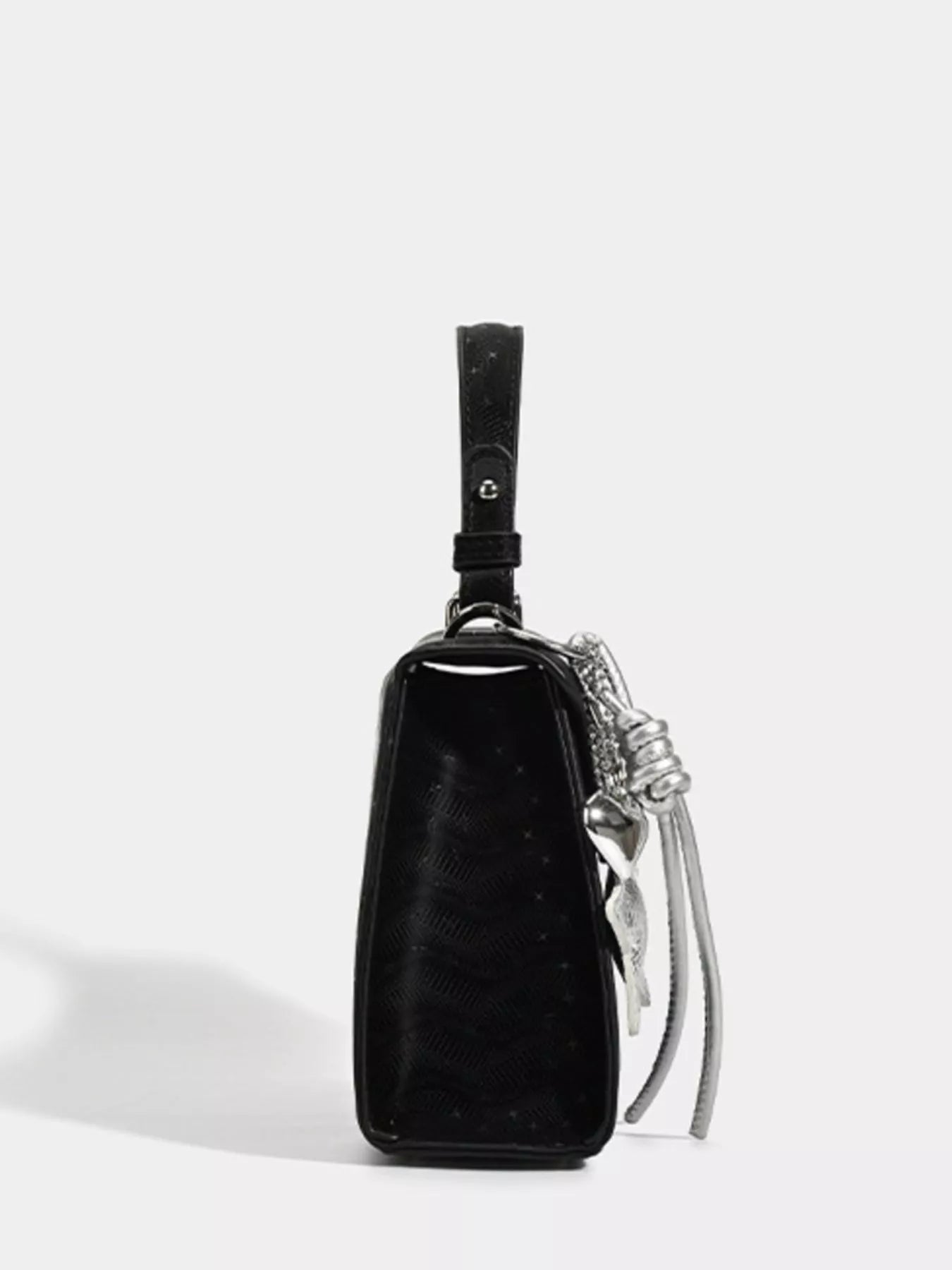 Buckle Leather Handbag