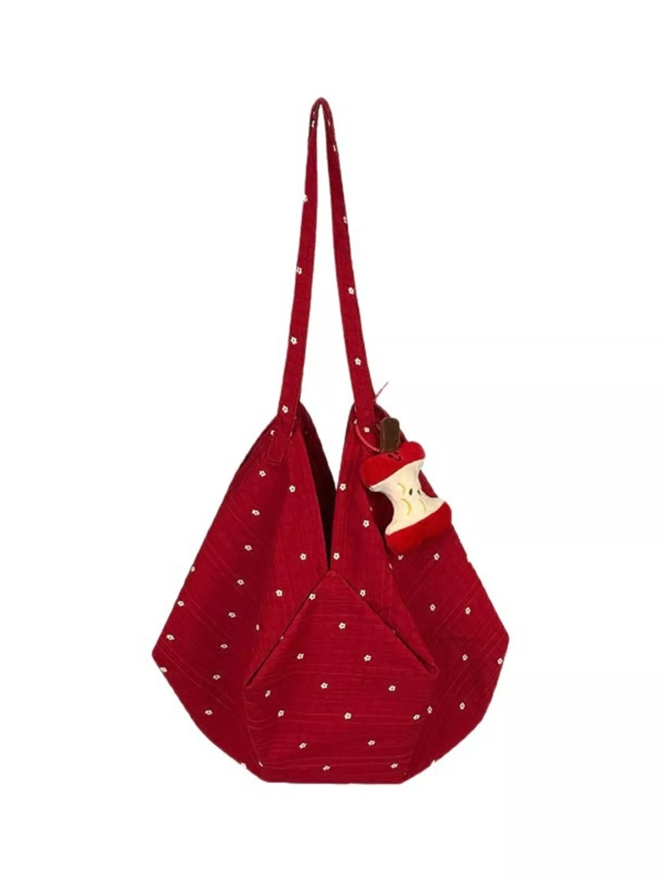 Polka Dot Handbag with Apple Charm