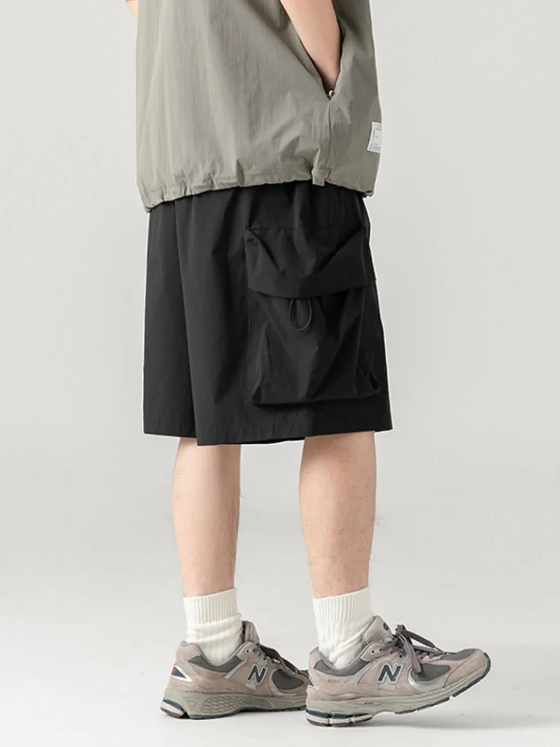 Men's Plus Size Drawstring Shorts