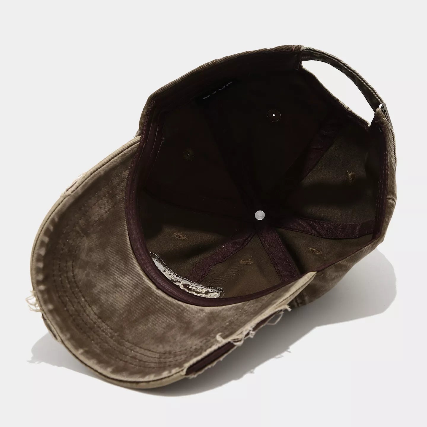 Distressed Washed Cotton Baseball Cap