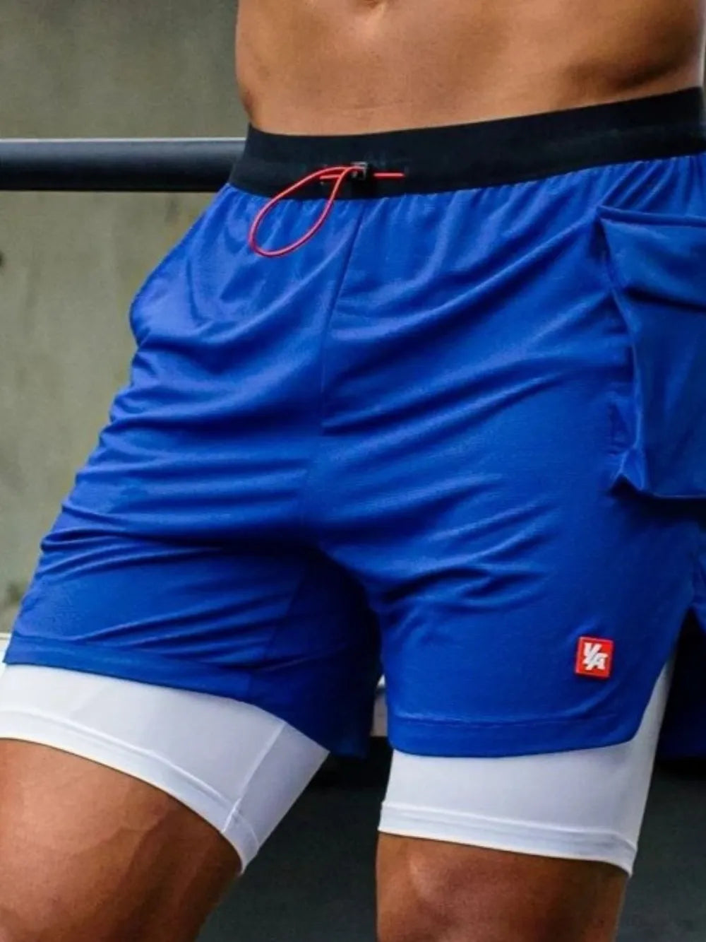 Men's Plus Size Drawstring Shorts