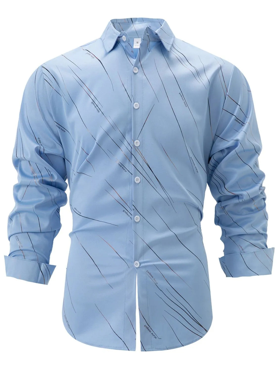 Men's Full Size Button Up Long Sleeve Shirt Plus Size