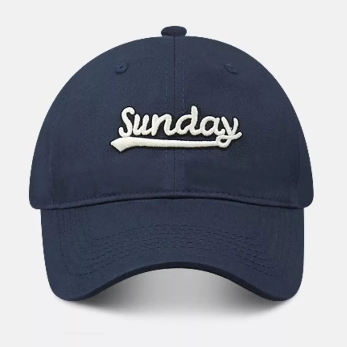 Casual "Sunday" Embroidered Baseball Cap