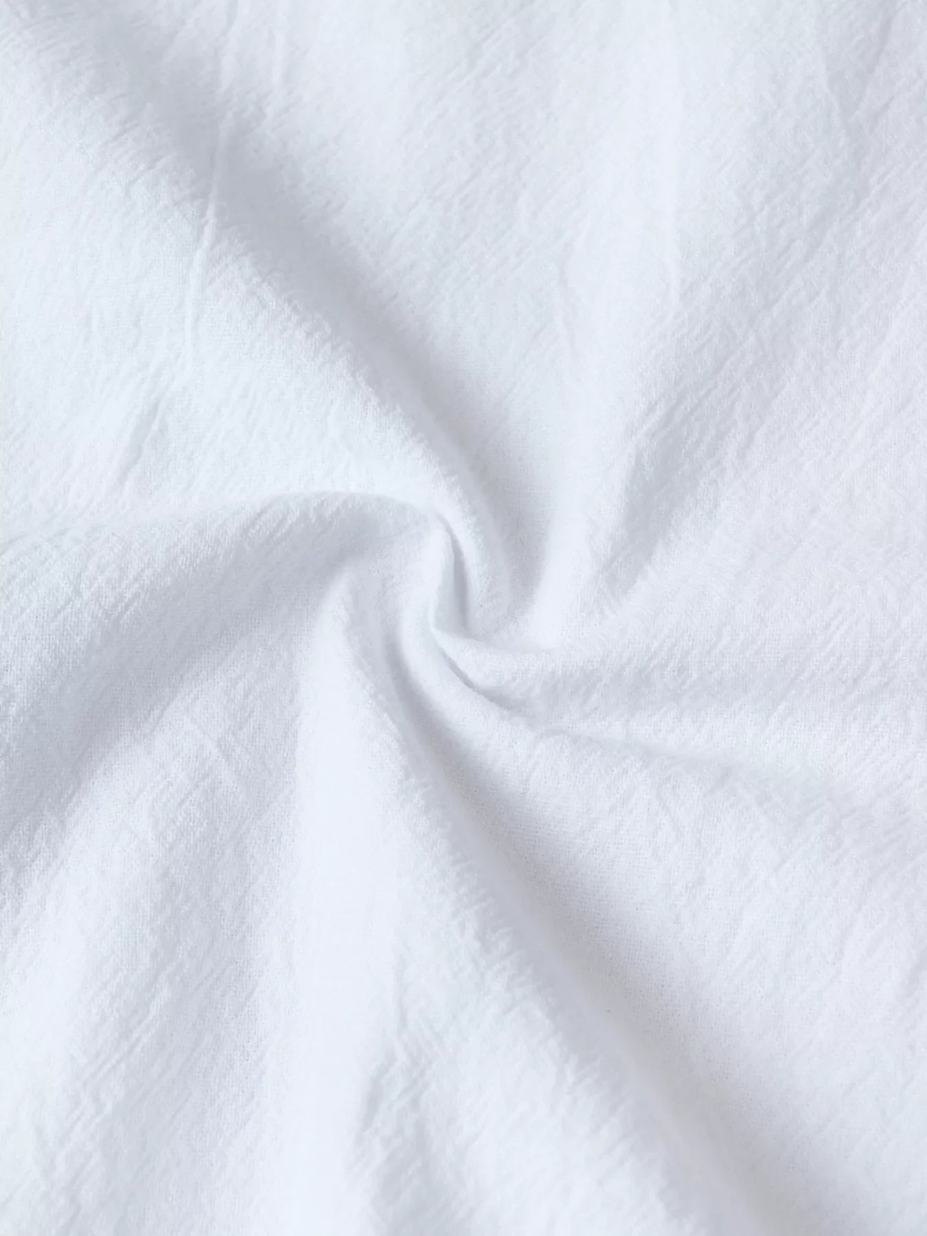 Men's Full Size Casual Long Sleeve Linen-Blend Shirt Plus Size