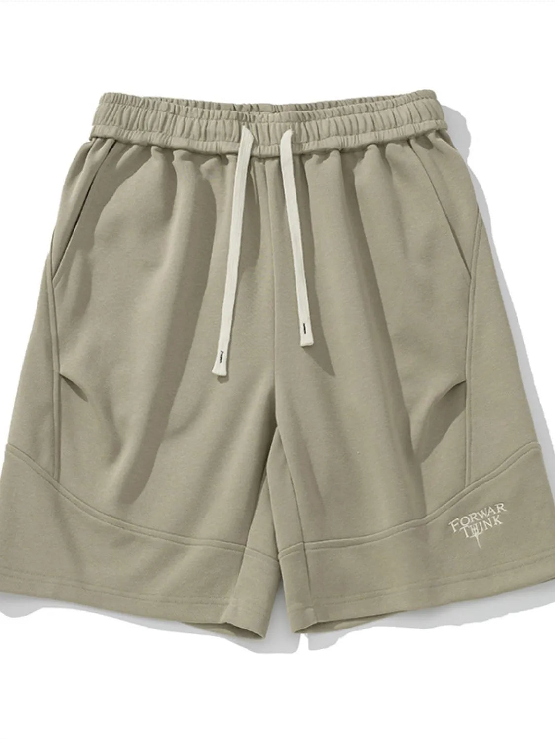 Men's Plus Size Drawstring Shorts with Pockets