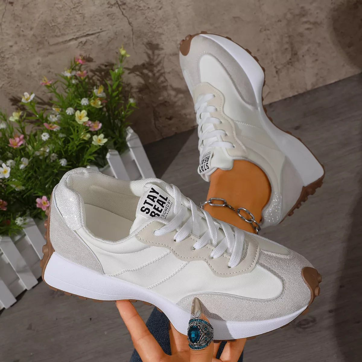Round Toe Flats Sneakers