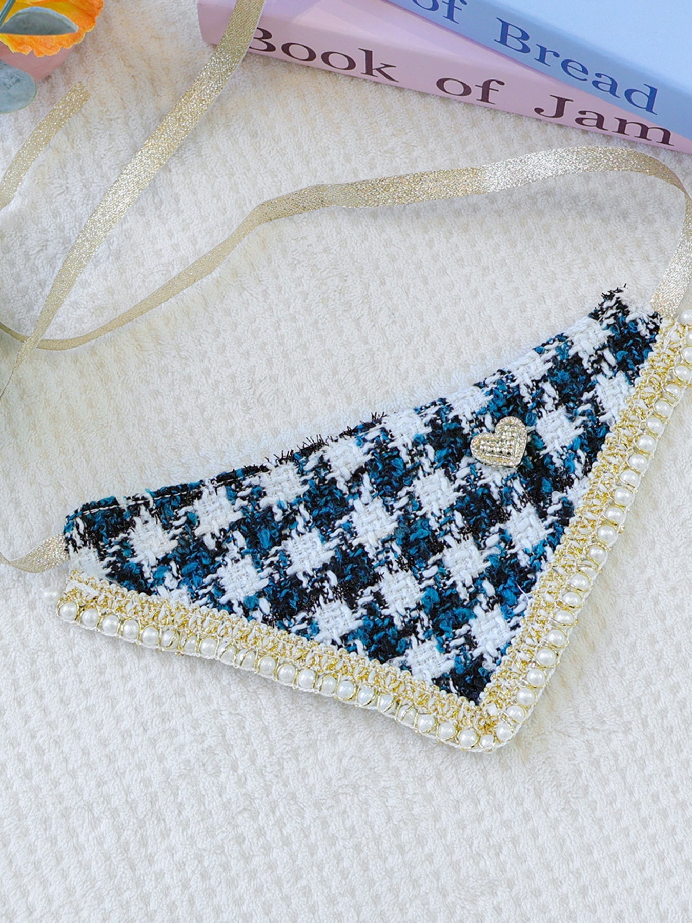 Triangle Tweed Pet Scarf