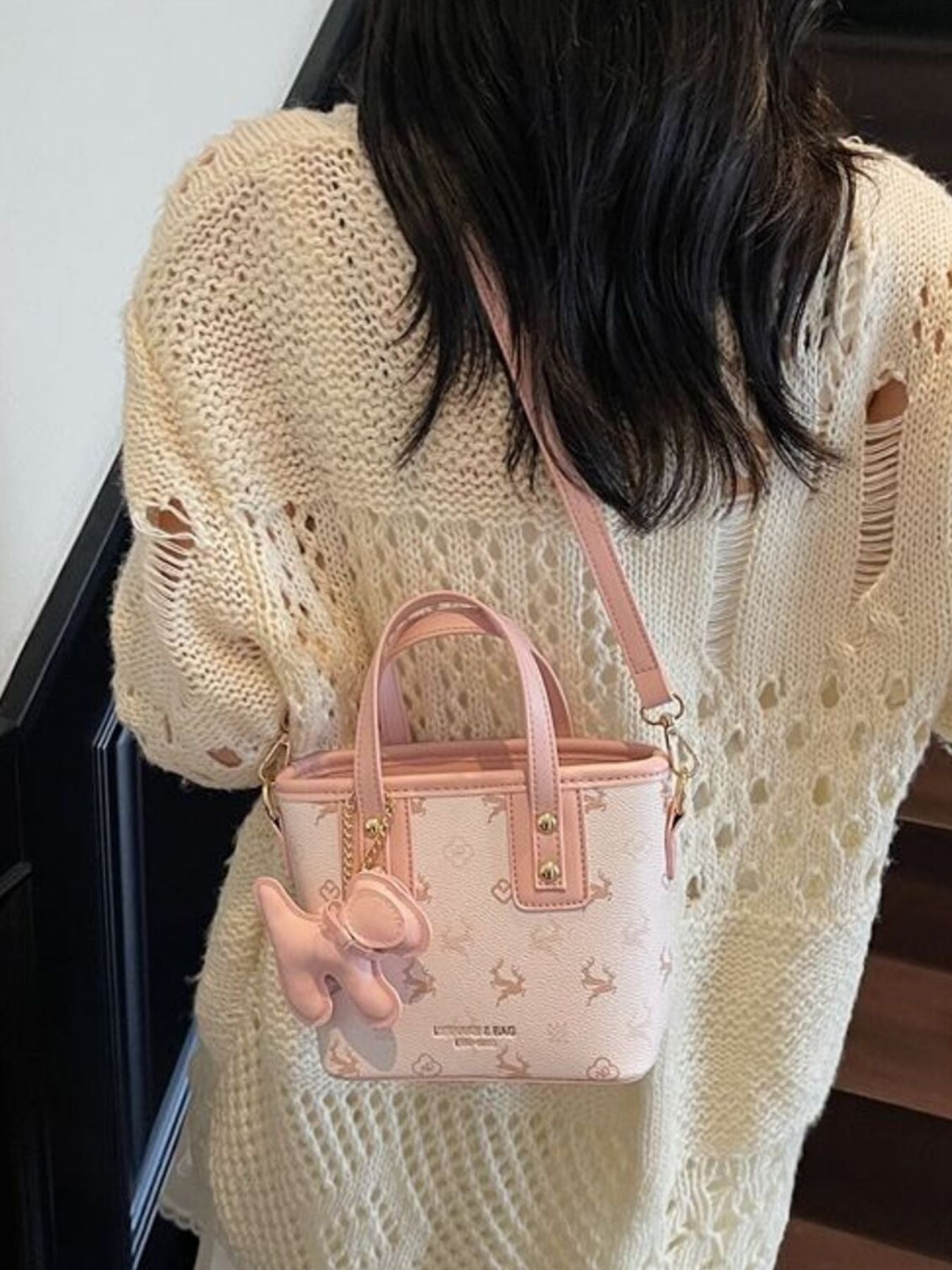 Lightweight Printed Crossbody Bag