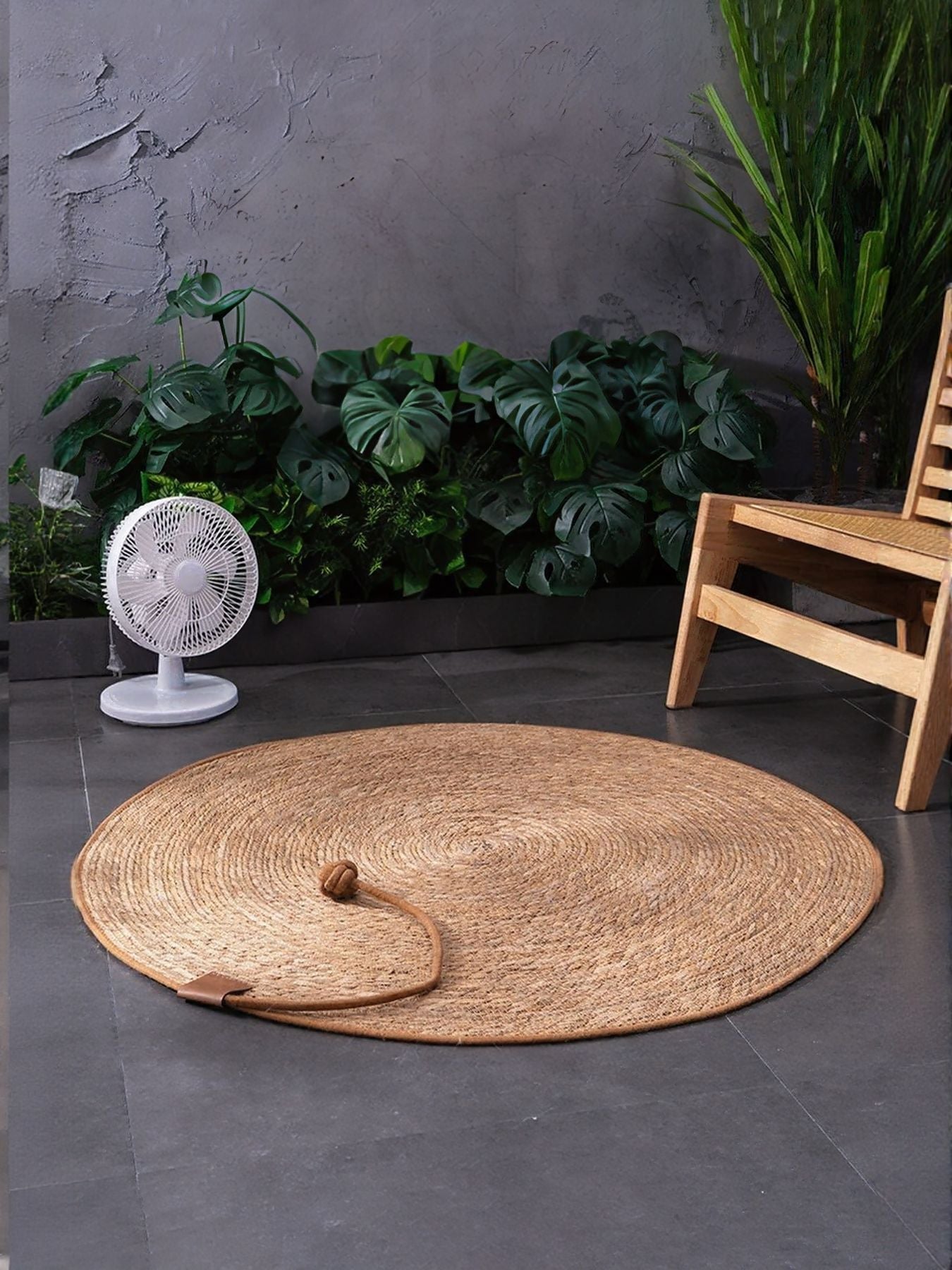 Round Braided Pet Mat