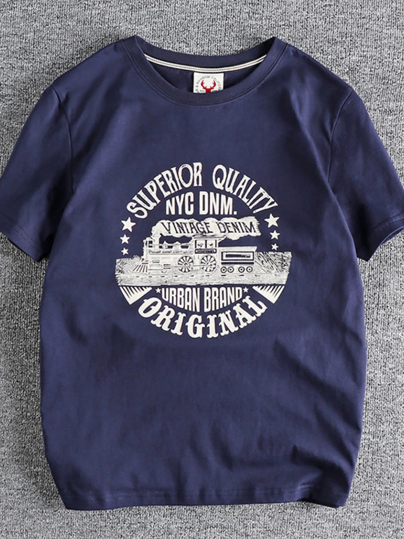 Men's Plus Size Graphic Round Neck Short Sleeve T-Shirt