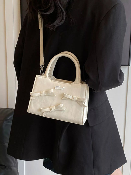 Bow Decor Crossbody Bag