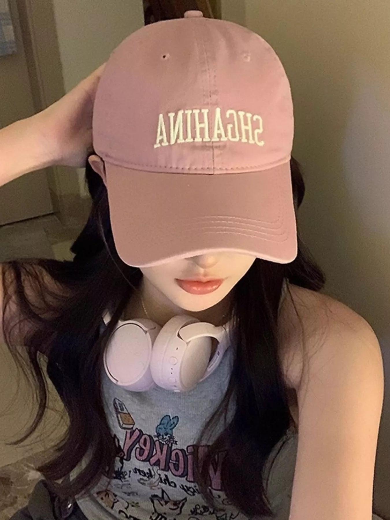 Embroidered Letter Baseball Cap