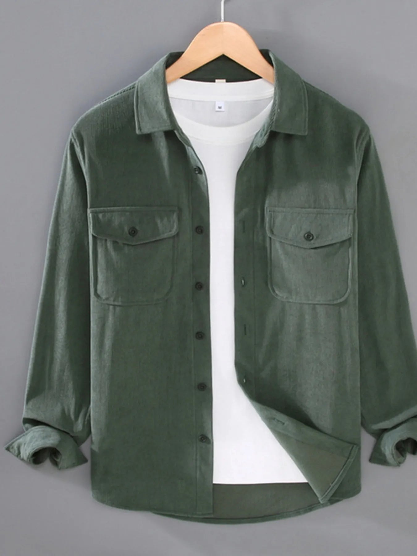 Men's Plus Size Button Down Collared Neck Shirt
