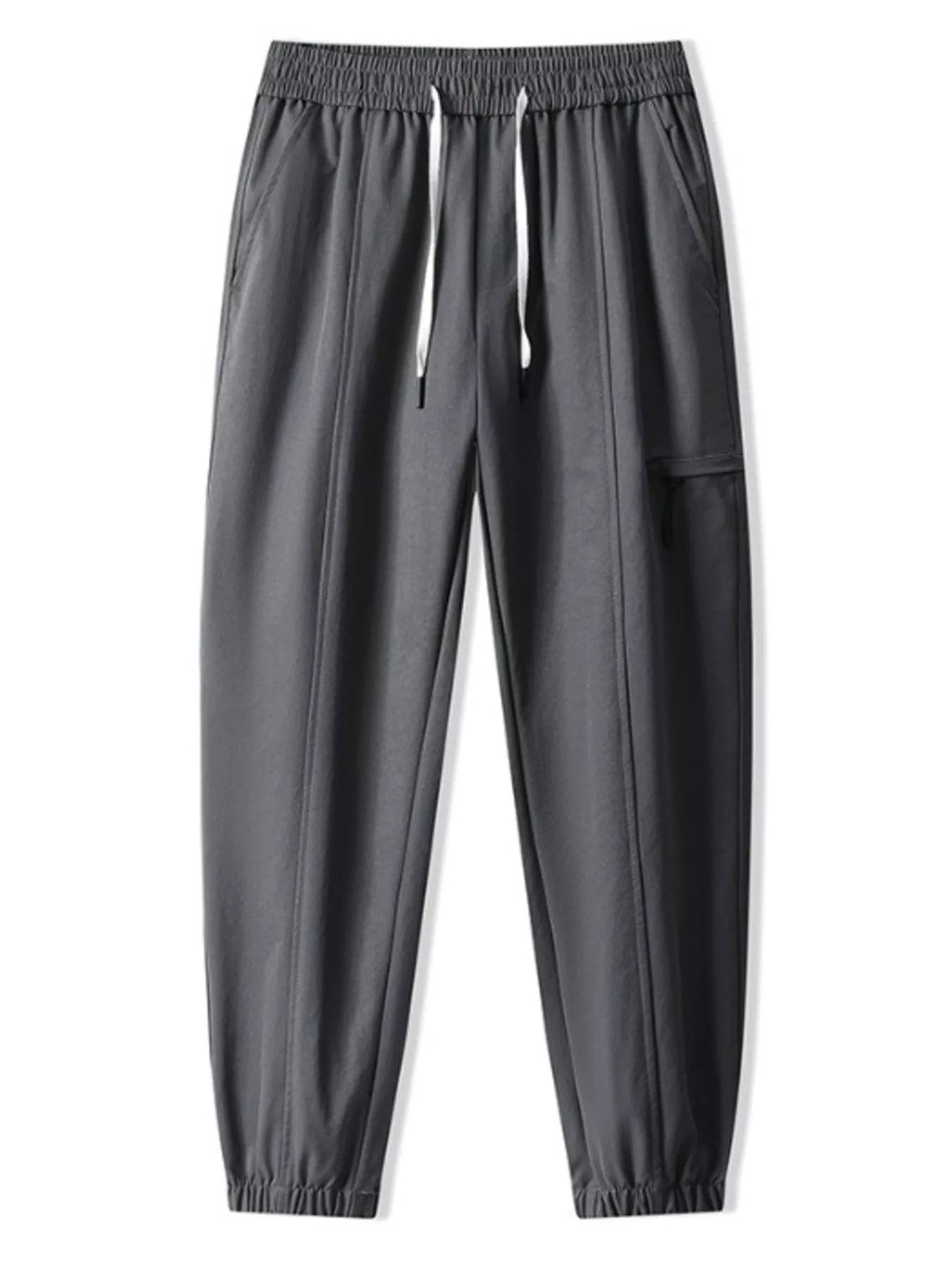 Men's Plus Size Drawstring Wide Leg Joggers