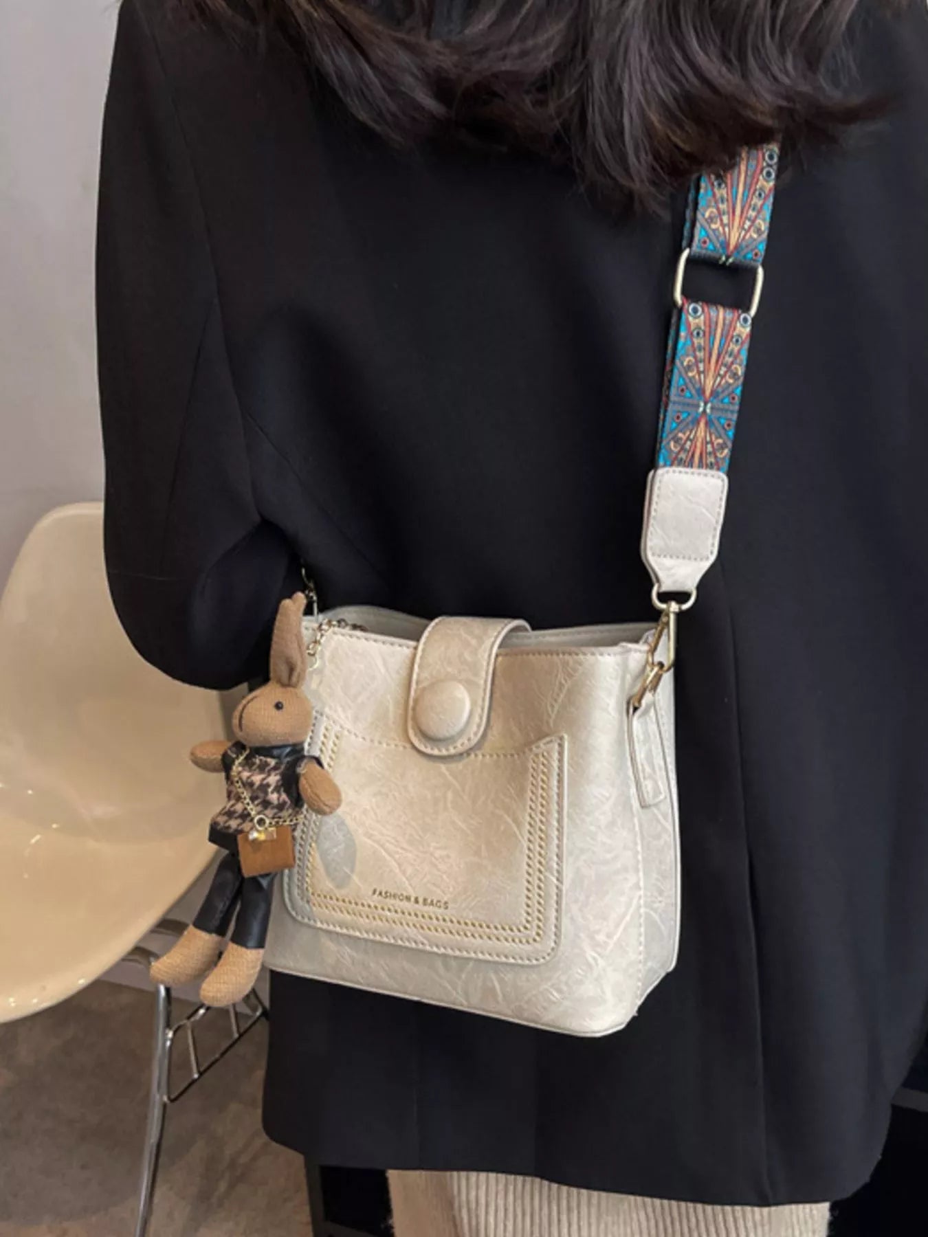 PU Leather Crossbody Bag