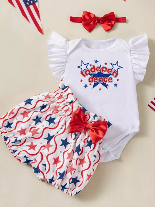 Children's Independence Day Outfit Set