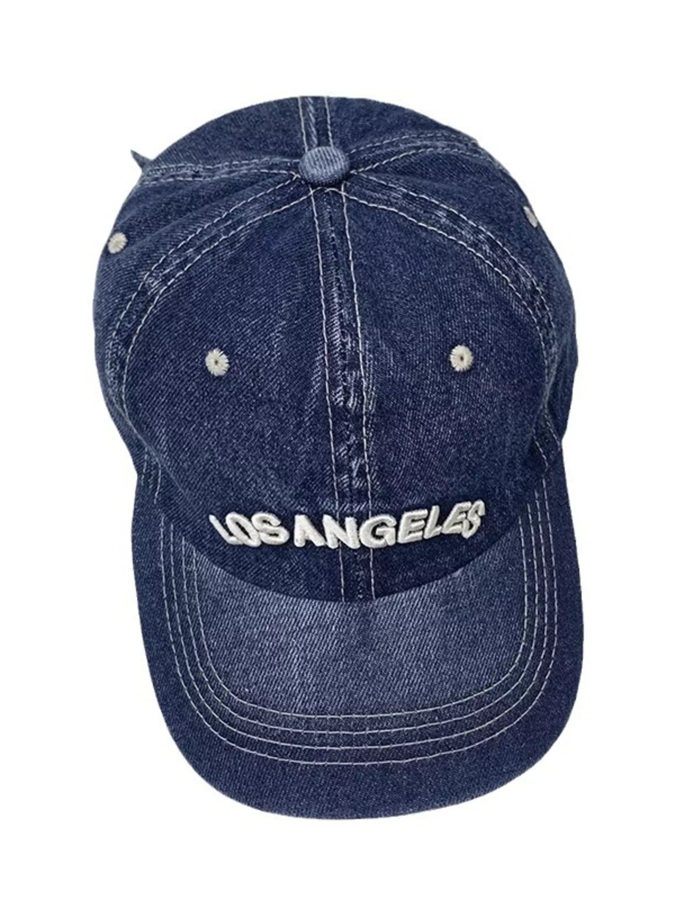 Casual Embroidered Denim Baseball Cap