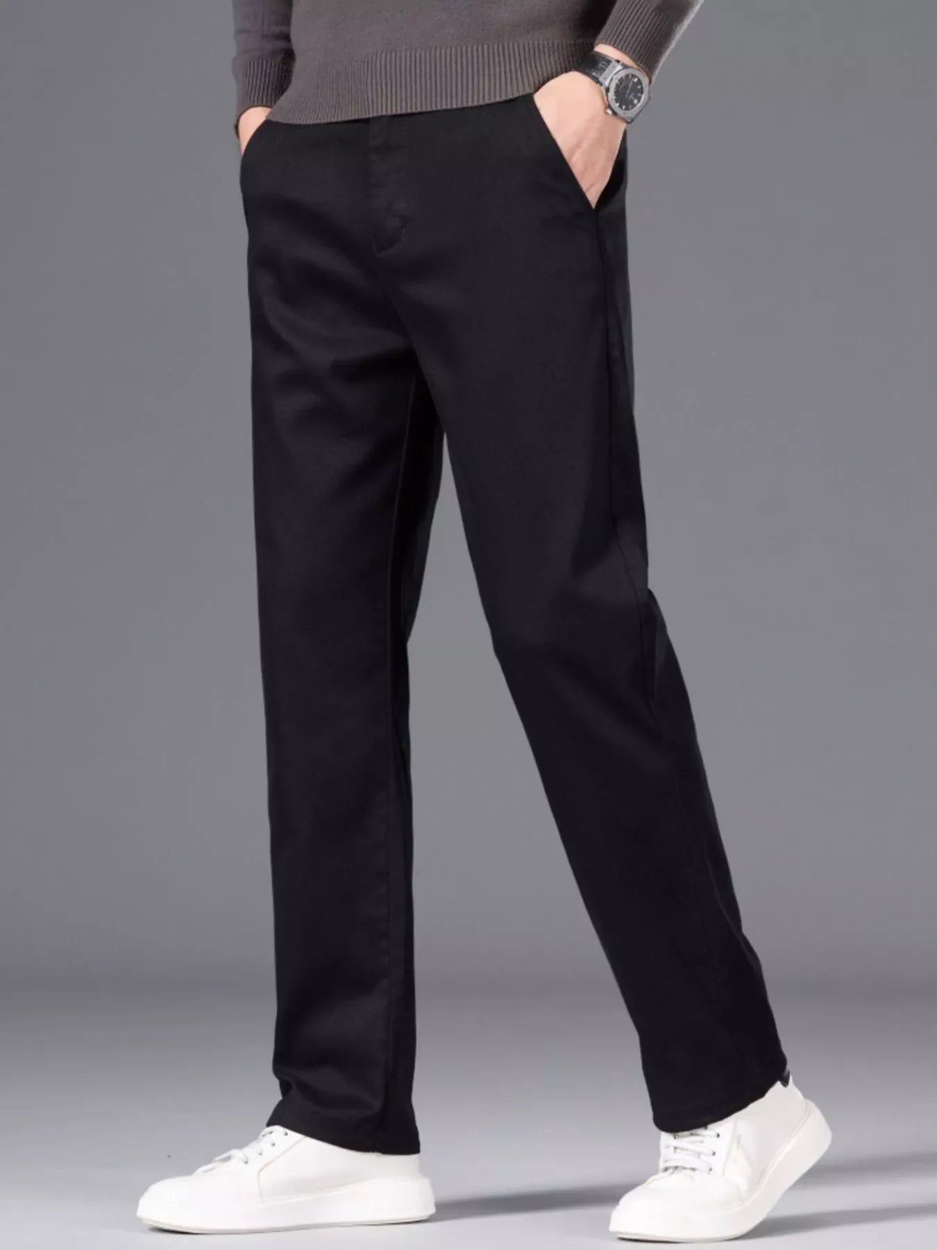 Men's Classic Straight-Leg Pants