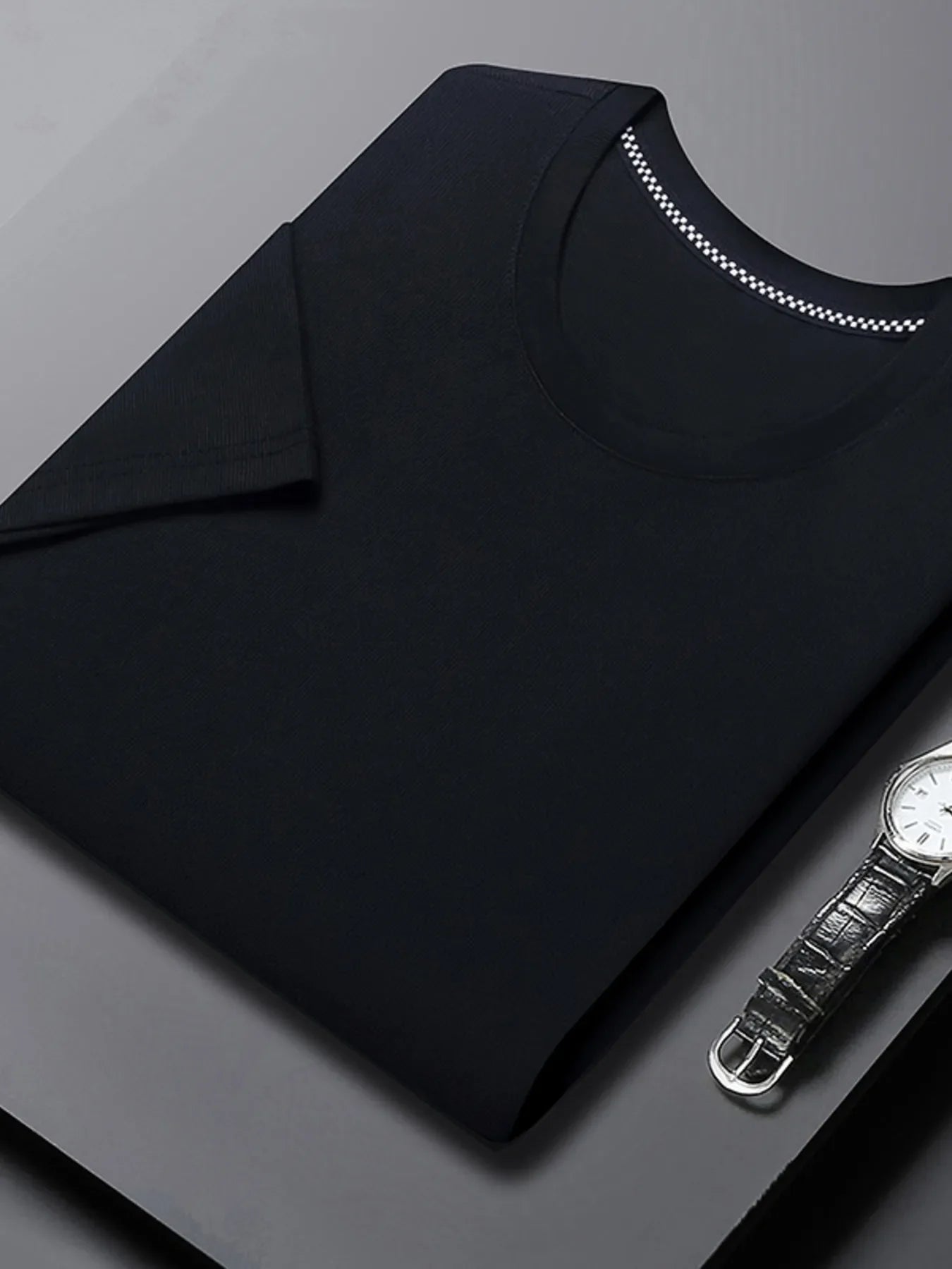 Men's Plus Size Breathable Short Sleeve T-Shirt